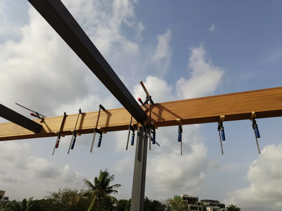 Structure en cours de réalisation
